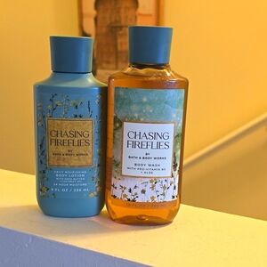 Chasing g Fireflies body wash and lotion!